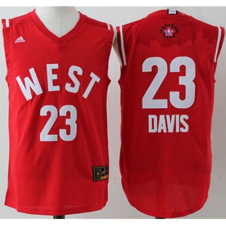 Pelicans #23 Anthony Davis Red 2016 All Star Stitched NBA Jersey