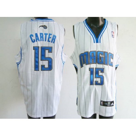 Magic #15 Vince Carter Stitched White NBA Jersey