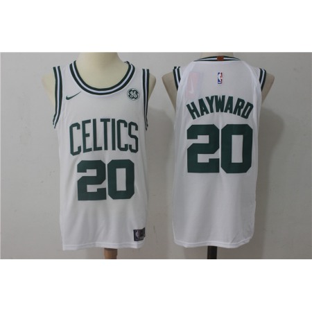 Men's Nike Boston Celtics #20 Gordon Hayward White Stitched NBA Jersey