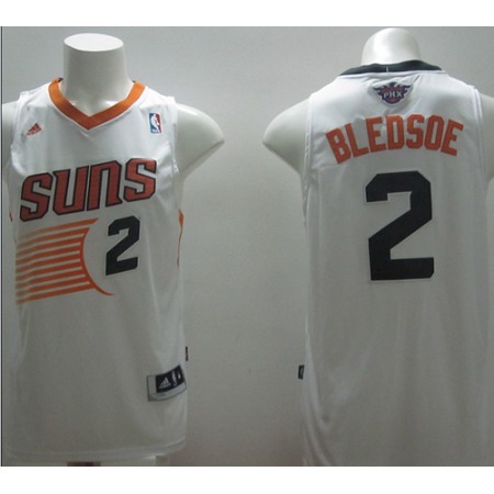 Revolution 30 Suns #2 Eric Bledsoe White Stitched NBA Jersey