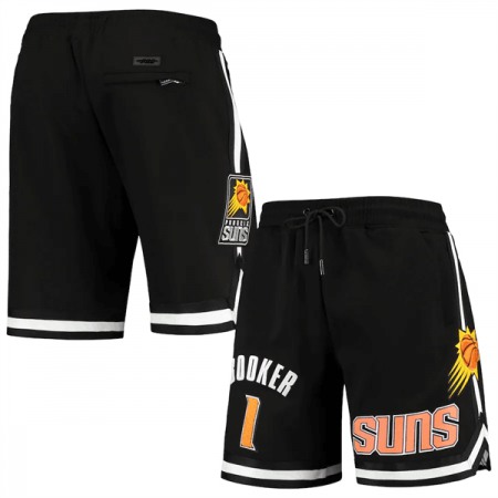 Men's Phoenix Suns #1 Devin Booker Black Shorts