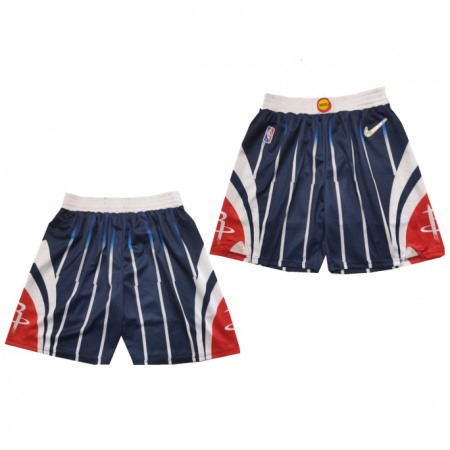 Men's Houston Rockets 75th Anniversary Navy Shorts (Run Small)