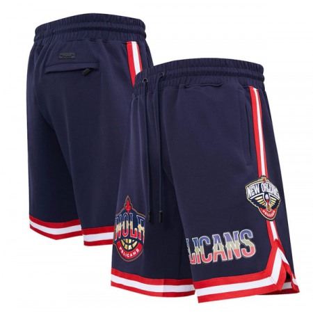Men's New Orleans Pelicans Navy Shorts(Run Small)