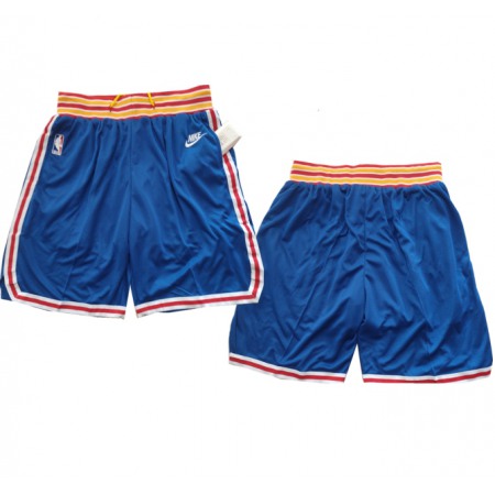 Men's New York Knicks Blue Shorts(Run Small)
