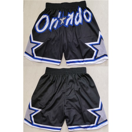Men's Orlando Magic Black Shorts(Run Small)
