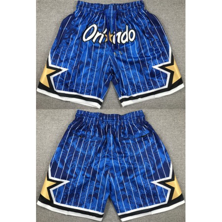 Men's Orlando Magic Blue Shorts(Run Small)