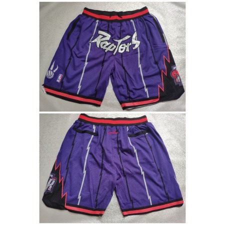 Men's Toronto Raptors Purple Shorts (Run Small)