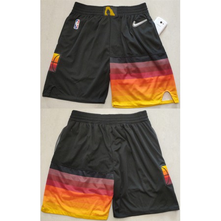 Men's Utah Jazz Black 75th Anniversary Shorts (Run Small)