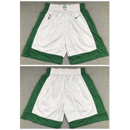 Men's Boston Celtics White Shorts (Run Small)