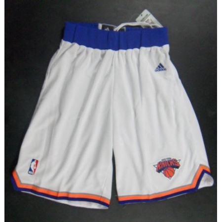 New York Knicks White New Shorts