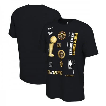 Men's Denver Nuggets Black 2023 Finals Celebration Locker Room T-Shirt