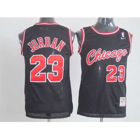 Toddlers Chicago Bulls #23 Michael Jordan Black Stitched Basketball Jersey