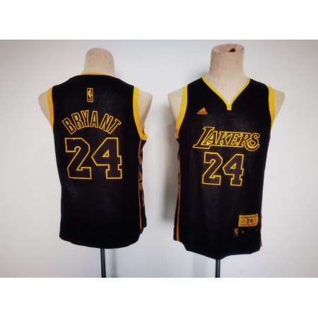 Youth Los Angeles Lakers #24 Kobe Bryant Black Stitched Basketball Jersey