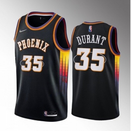 Youth Phoenix Suns #35 Kevin Durant Black 2022/23 Statement Edition Edition Stitched Basketball Jersey