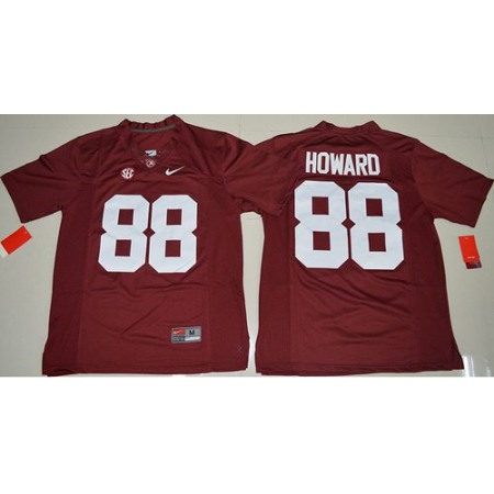 Crimson Tide #88 O. J. Howard Red Limited Stitched NCAA Jersey