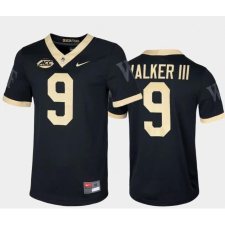 Men's Wake Forest Demon Deacons Customized Black Stitched Football Jersey