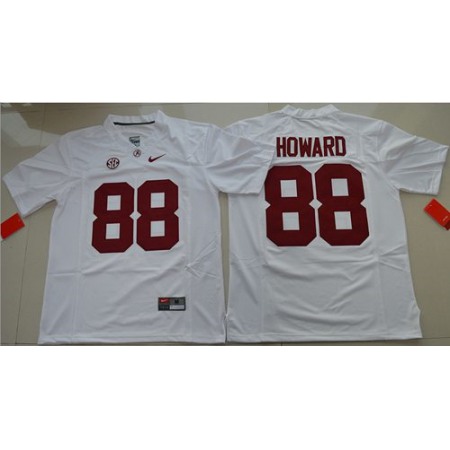 Crimson Tide #88 O. J. Howard White Limited Stitched NCAA Jersey