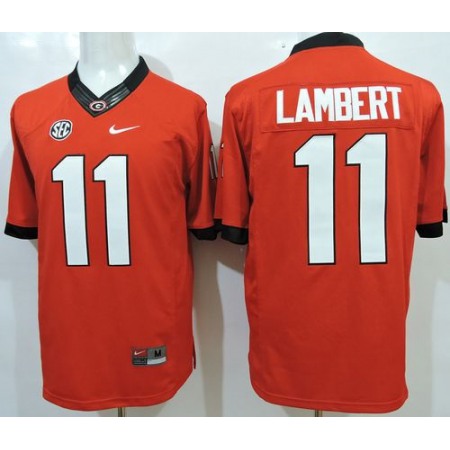 Bulldogs #11 Greyson Lambert Red Limited Stitched NCAA Jersey