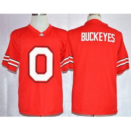 Buckeyes Red Pride Fashion Stitched NCAA Jersey