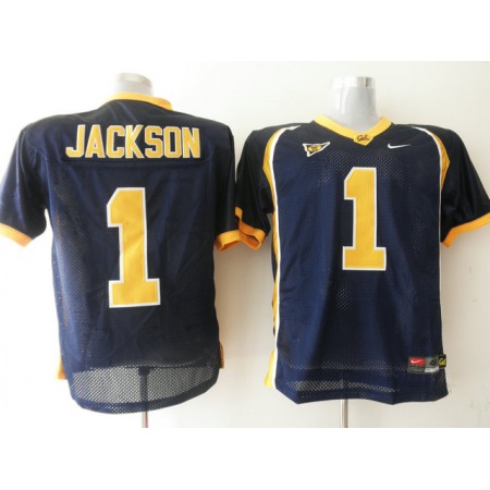 Golden Bears #1 DeSean Jackson Blue Stitched NCAA Jersey