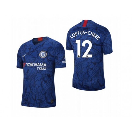 Men's Chelsea #12 Ruben Loftus Blue 2019 Soccer Club Home Jersey