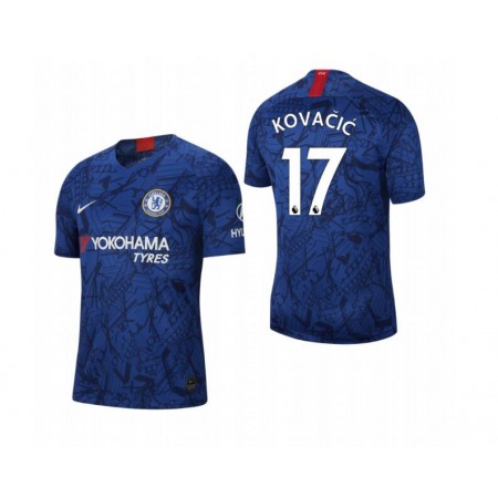 Men's Chelsea #17 Mateo Kovacic Blue 2019 Soccer Club Home Jersey