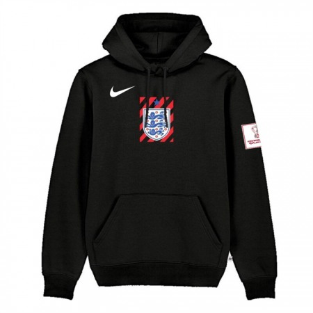 Men's England FIFA World Cup Soccer Hoodie Black 001