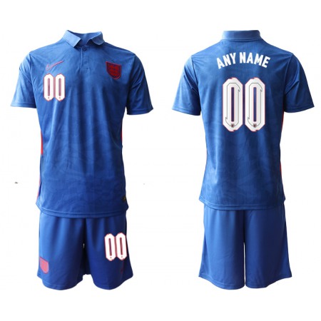 Men's England National Team Custom Blue Away Soccer Jersey Suit