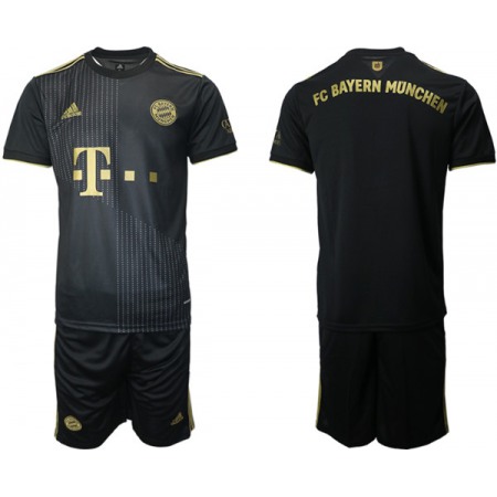 Men's FC Bayern Munchen Black Away Soccer Jersey Suit