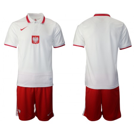 Men's Poland National Team Custom White Home Jersey Suit