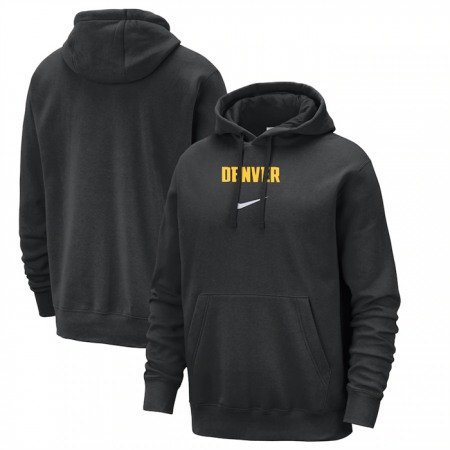 Men's Denver Nuggets Black 2023/24 City Edition Essential Club Pullover Hoodie