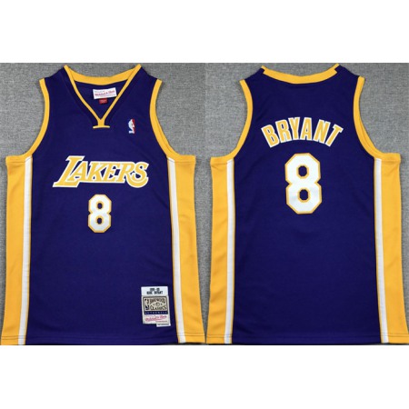 Youth Los Angeles Lakers #8 Kobe Bryant Purple Stitched Basketball Jersey