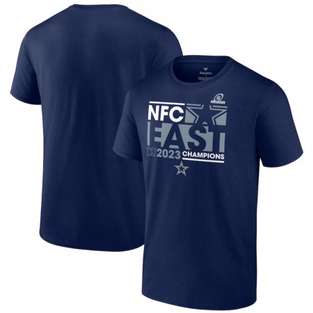Men's Dallas Cowboys Navy 2023 NFC East Division Champions Conquer T-Shirt