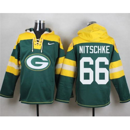Nike Packers #66 Ray Nitschke Green Player Pullover NFL Hoodie