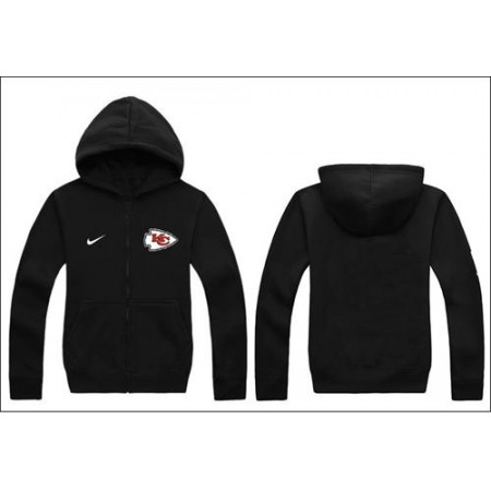 Nike Kansas City Chiefs Authentic Logo Hoodie Black