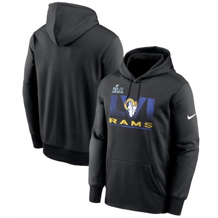 Men's Los Angeles Rams 2022 Black Super Bowl LVI Champions Pullover Hoodie