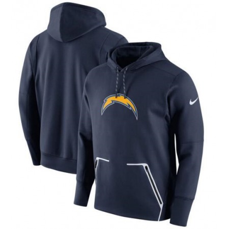 Men's Nike Los Angeles Chargers Navy Champ Drive Vapor Speed Pullover Hoodie