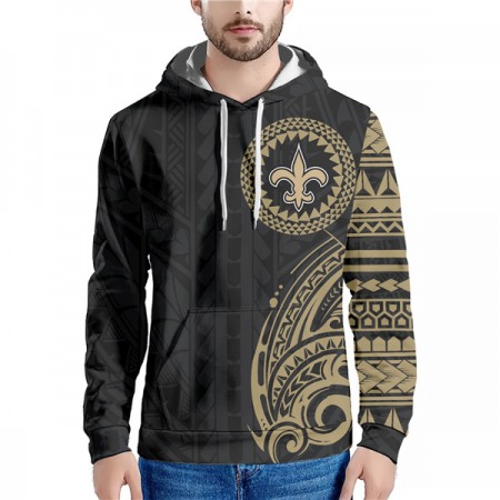 Men's New Orleans Saints Black/Gold Hoodie