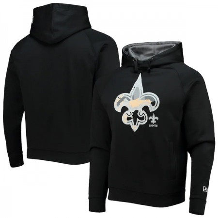 Men's New Orleans Saints Black Pullover Hoodie