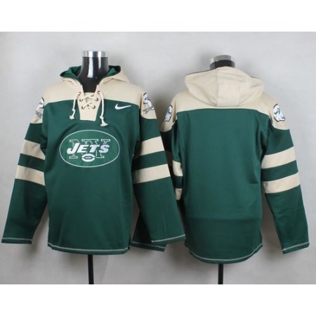 Nike Jets Blank Green Player Pullover NFL Hoodie