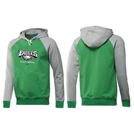 Philadelphia Eagles Critical Victory Pullover Hoodie Green & Grey
