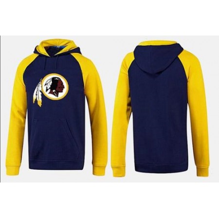 Washington Redskins Logo Pullover Hoodie Dark Blue & Yellow