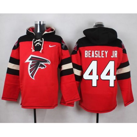 Nike Falcons #44 Vic Beasley Jr Red Player Pullover NFL Hoodie