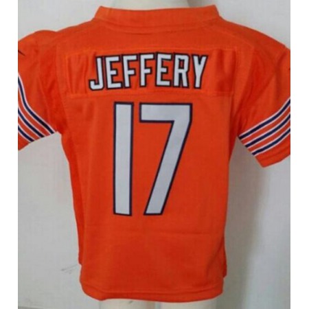 Toddler Nike Bears #17 Alshon Jeffery Orange Alternate Stitched NFL Elite Jersey