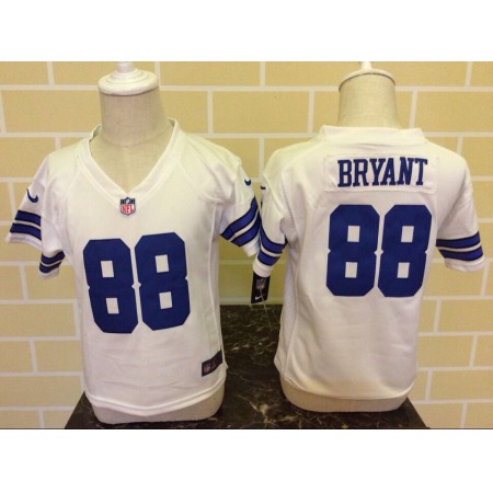 Toddler Nike Dallas Cowboys #88 Dez Bryant White Stitched NFL Jersey