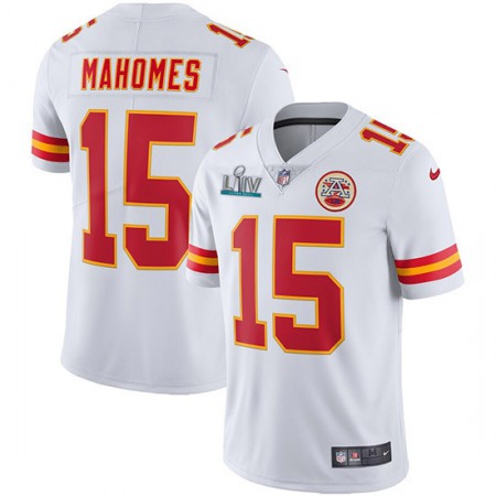 Toddlers Kansas City Chiefs #15 Patrick Mahomes White Super Bowl LIV Vapor Untouchable Limited Stitched Jersey