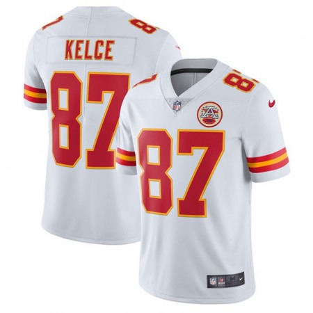 Toddlers Kansas City Chiefs #87 Travis Kelce White Vapor Untouchable Limited Stitched Jersey