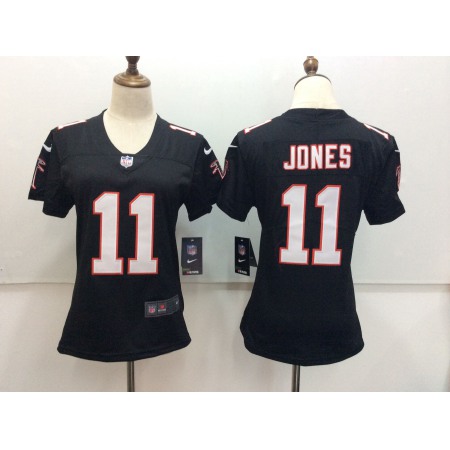 Women's Nike Atlanta Falcons #11 Julio Jones Black Vapor Untouchable Limited Stitched NFL Jersey