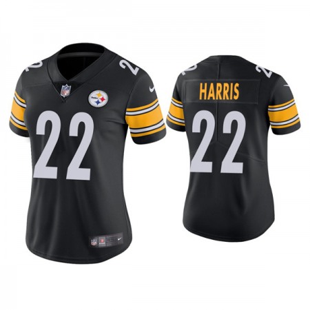 Women's Pittsburgh Steelers #22 Najee Harris Black Vapor Untouchable Limited Stitched NFL Jersey(Run Small)