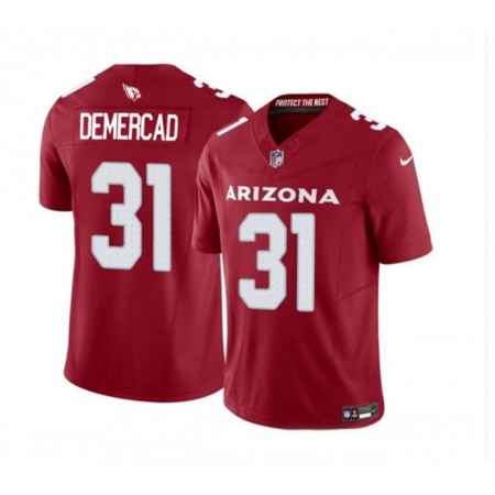 Men's Arizona Cardinals #31 Emari Demercado Red 2023 F.U.S.E. Vapor Untouchable Limited Stitched Football Jersey